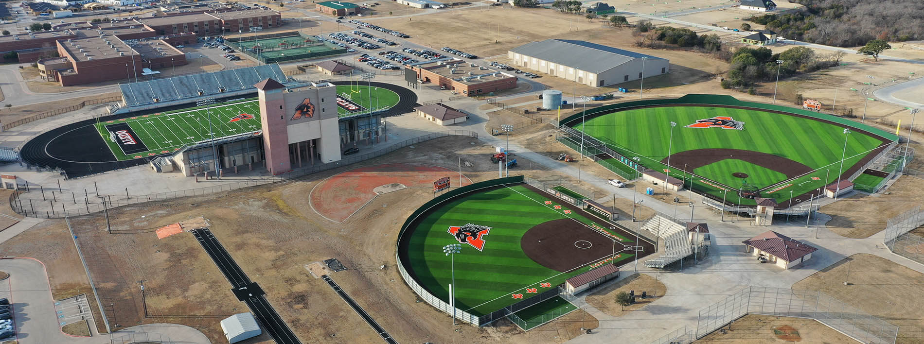 Aledo High School Softball Field Paragon Sports Constructors